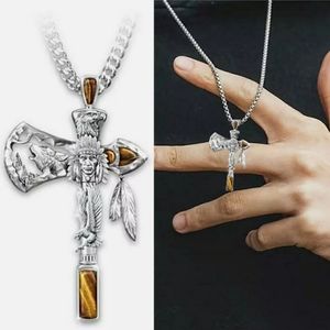 Silver Plated Warrior Spirits Necklace